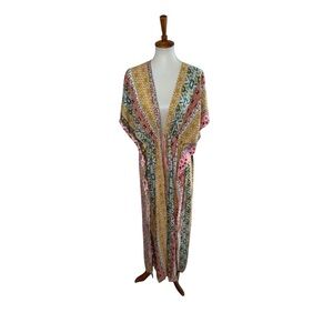 Evie & Emma Open Kimono Wrap Multicolor One Size